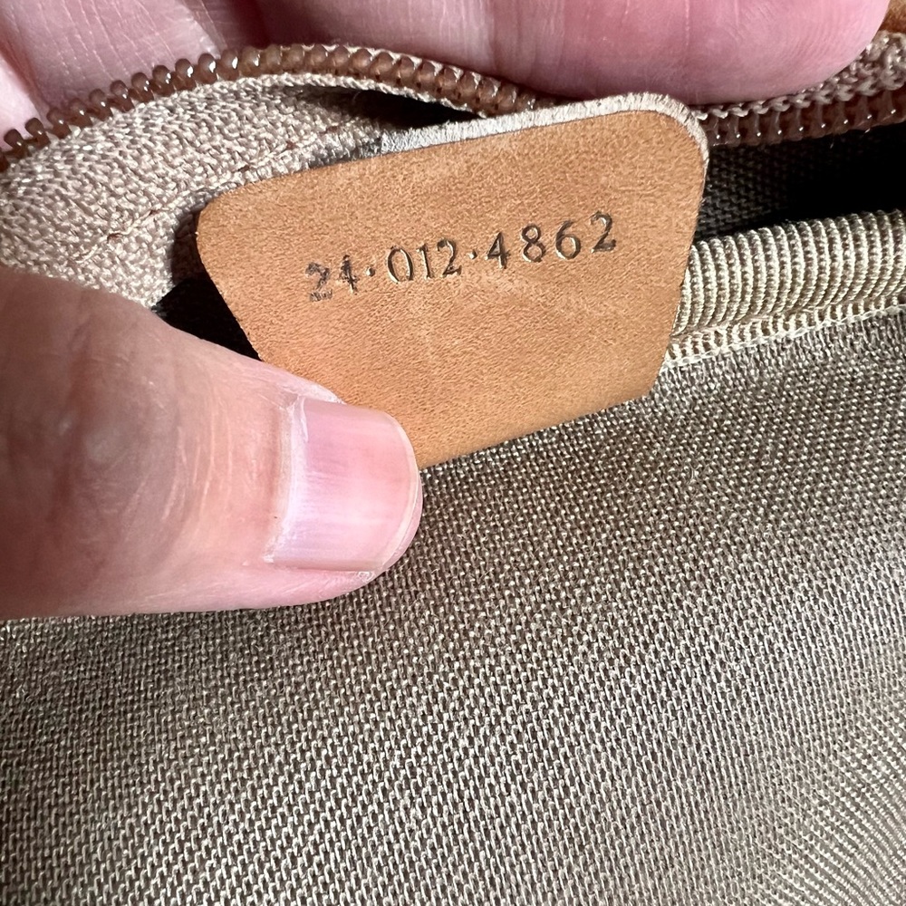 ⚡️SOLD⚡️ GUCCI Authentic Rare Vintage 17” XL Micro GG Canvas Luggage Travel Bag - Picture 6 of 14